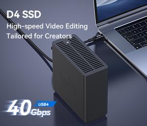 TerraMaster D4 SSD Unveiled: 40Gbps All-Flash 4-Bay Storage Solution Empowers Media Creators and Accelerates NAS Expansion