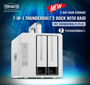 TerraMaster Launches TD2 Thunderbolt 3 Plus 7-in-1 Thunderbolt 3 Dock with RAID