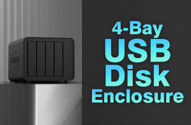 Stunning Speed! TerraMaster D4-320 10Gbps Hard Disk Enclosure Makes Data Storage More Efficient