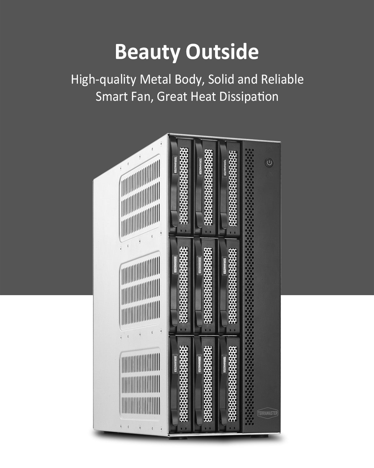 T9-450 9Bay 10Gb Dual 2.5GbE Ports NAS Storage