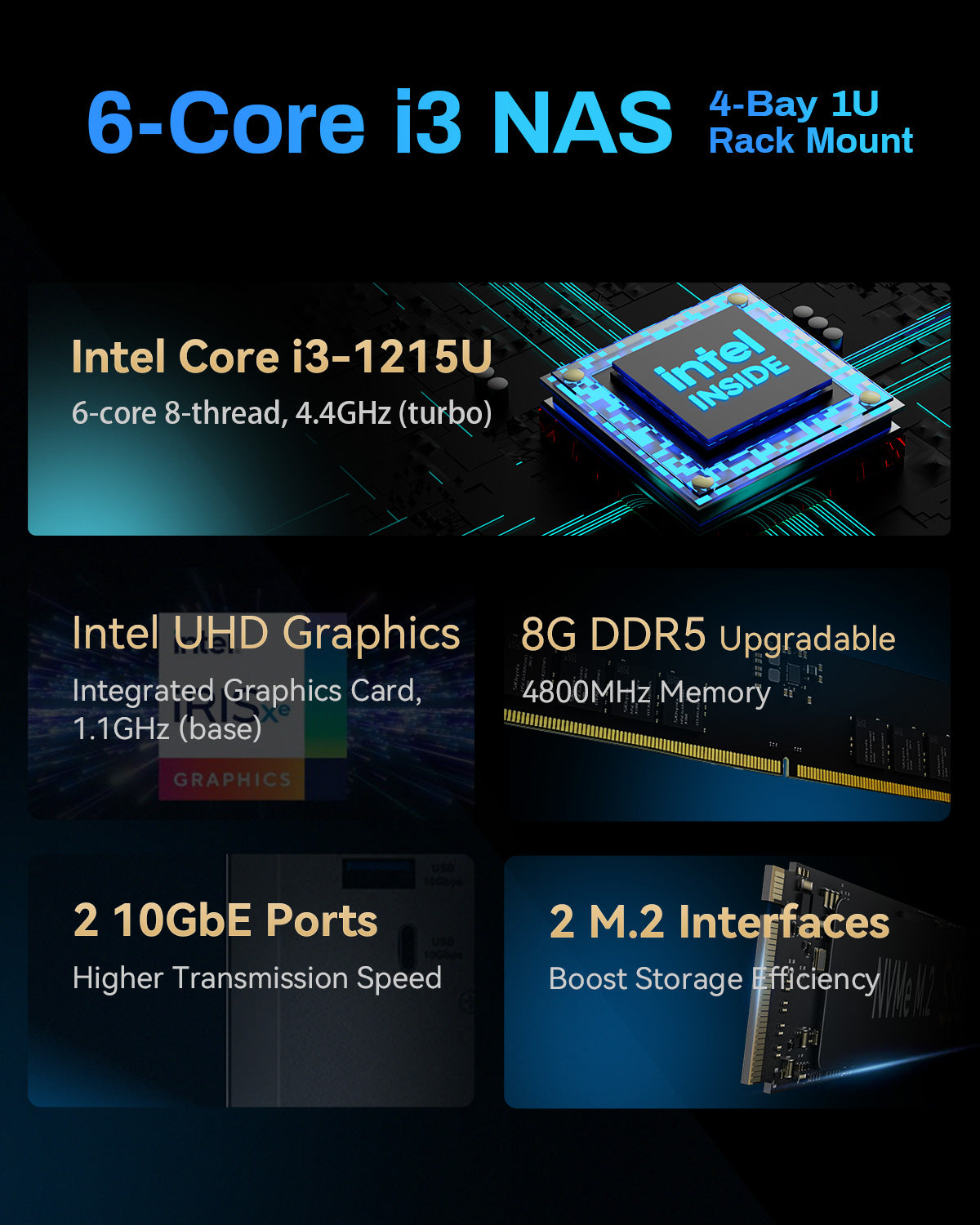TERRAMASTER U4-500 Pamięć Masowa NAS