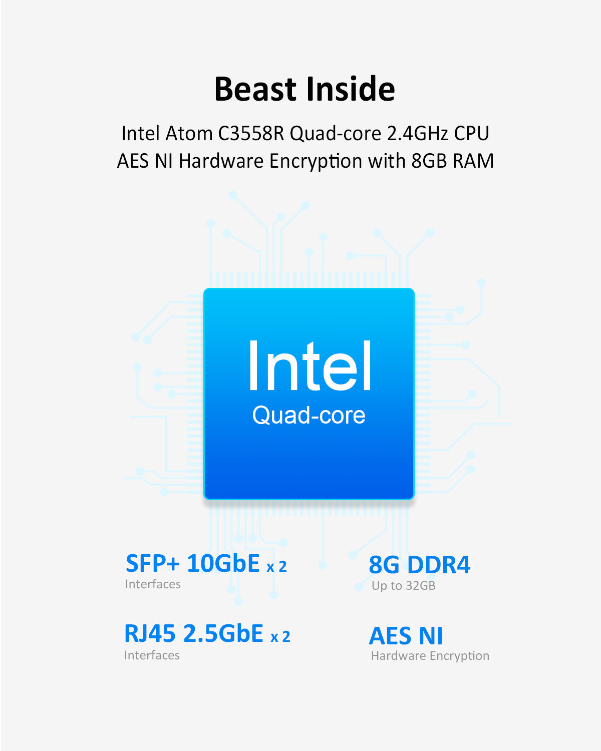 T9-450 9Bay 10Gb Dual 2.5GbE Ports NAS Storage