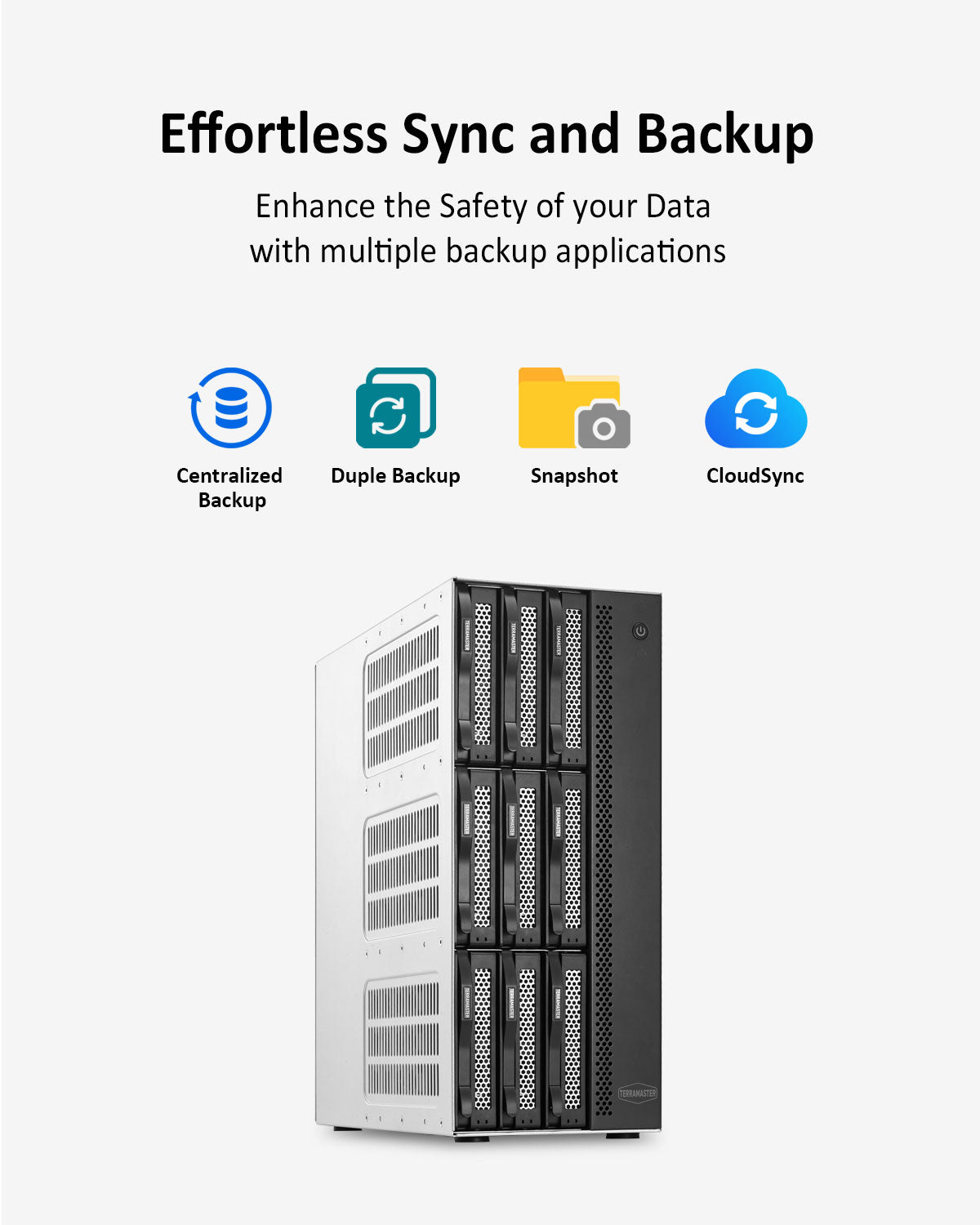 T9-450 9Bay 10Gb Dual 2.5GbE Ports NAS Storage