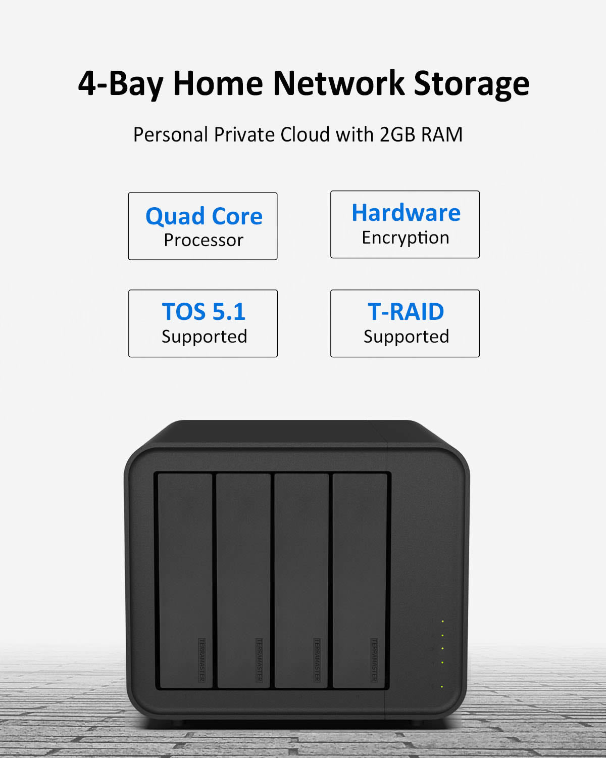 F4-212 4-Bay Home Network Storage