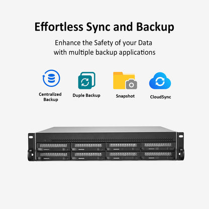 U8-450 8-bay Short Depth Rackmount NAS
