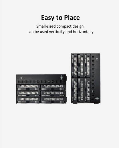 T6-423 6 Bay 2.5GbE NAS Storage