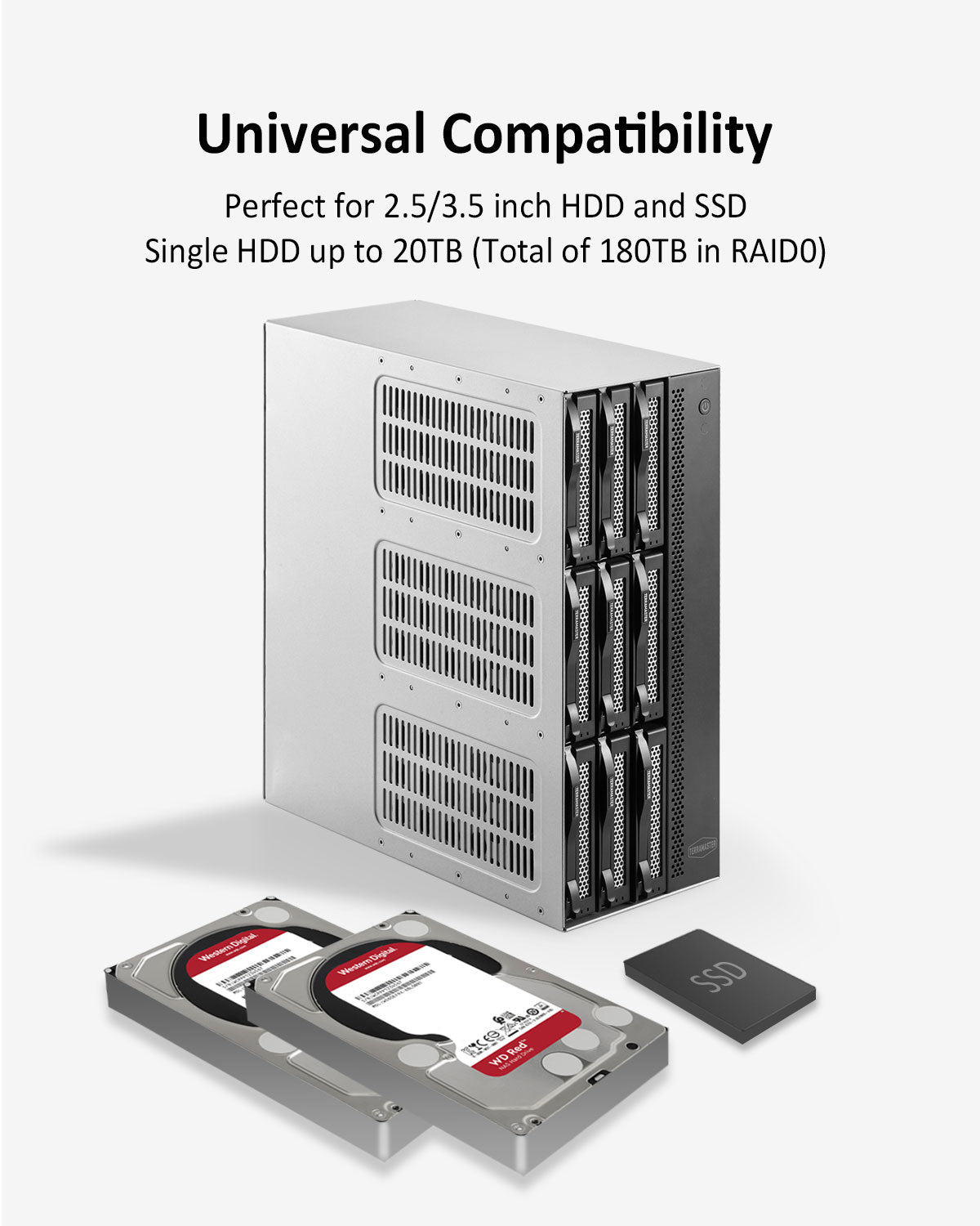 T9-423 9Bay 2.5GbE NAS Storage